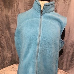 Eddie Bauer Blue Fleece Vest  XXL Polartec NWOT